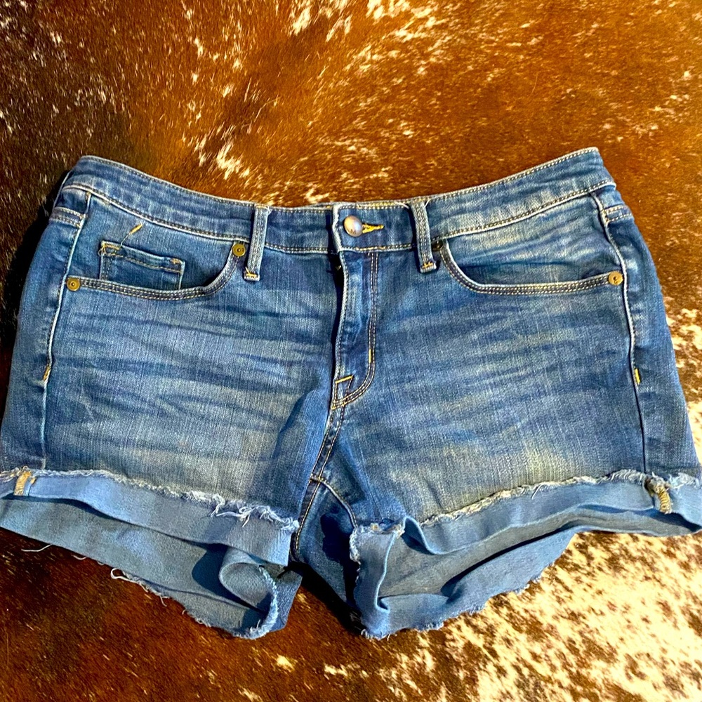 Mid rise Jean Shorts Cut off Vintage Daisy Dukes 8